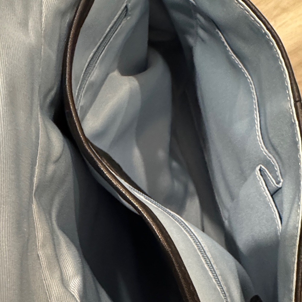 Coach Black Leather Shoulder Bag with Silver Hardware - Picture 6 of 10